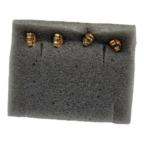 1996 Avon Spring Blossom Bouquet Pastel Pierced Earring Set 2 Vintage - Picture 2 of 5